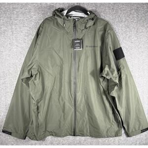 BAERskin Rain Jacket Men's XL Hoodie Tactical Windbreaker Outdoor Full Zip